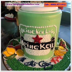 Bánh Sinh Nhật Hình Lon Bia Chai Rượu - LK34